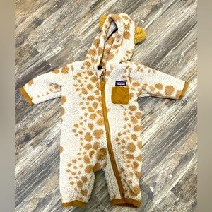 Patagonia Furry Friends Bunting - 0-3 months